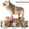 Wild Tibetan Wolf Children's Cognition Model - Large Gray Wolf Ornament