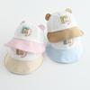Adorable Cartoon Baby Mesh Sun Hat - Breathable, Windproof, Outdoor Bucket Design