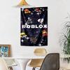 Roblox Vægdekoration Vægtæppe Kunst Til Kæledyrs Mindesmærke Fødselsdag Bryllupsfest Baggrund Familiegave