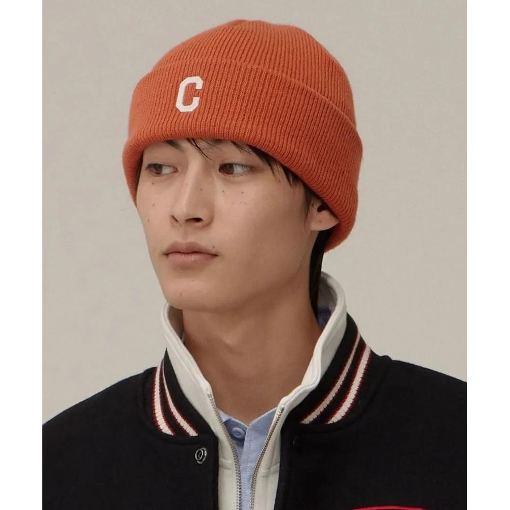 C Logo Basic Acrylic Beanie Orange CO2404CA52OR 279416 F