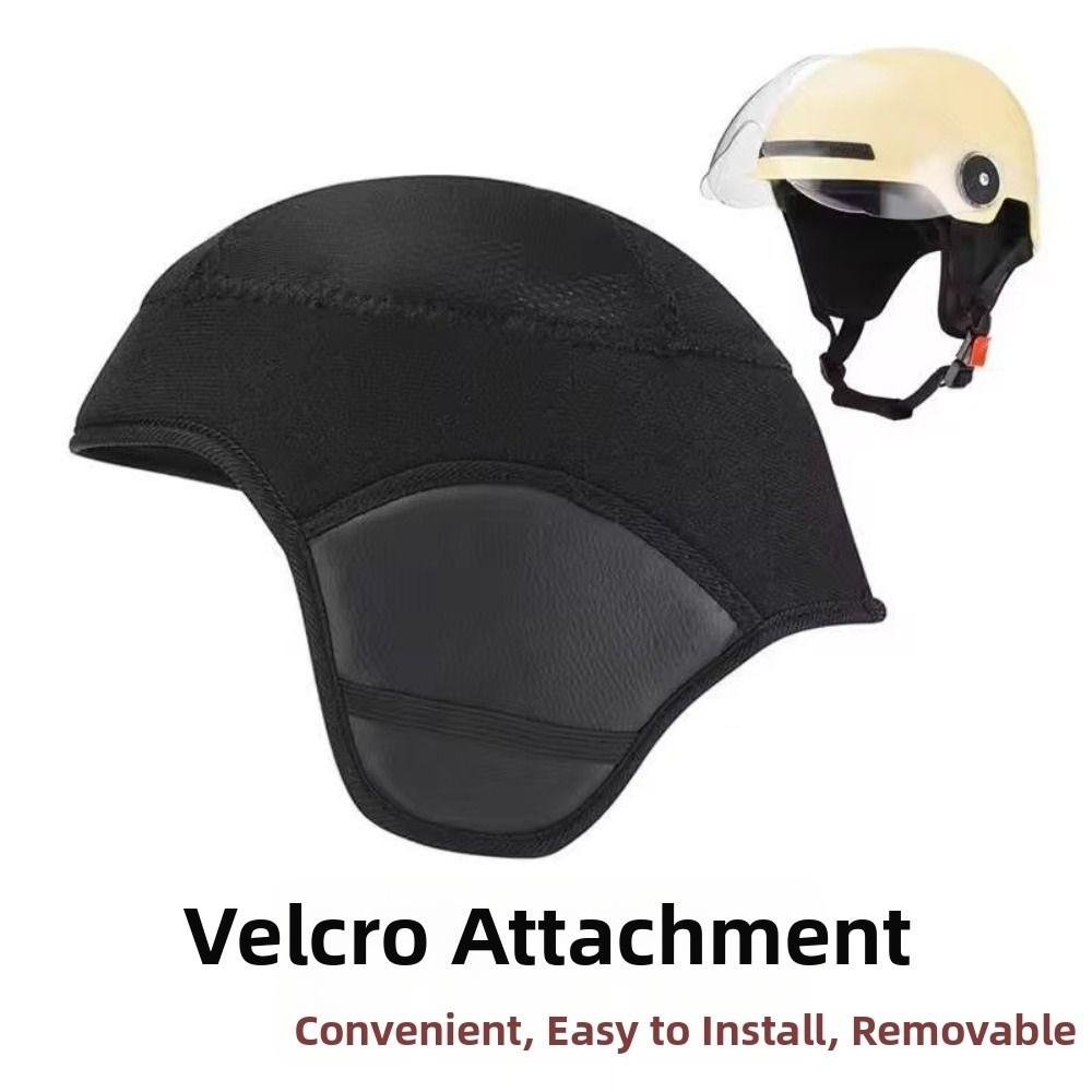 Comfortable Electric Motorcycle Helmet Liner Windproof Motorbike Helmet Liner Motorcycle Riding