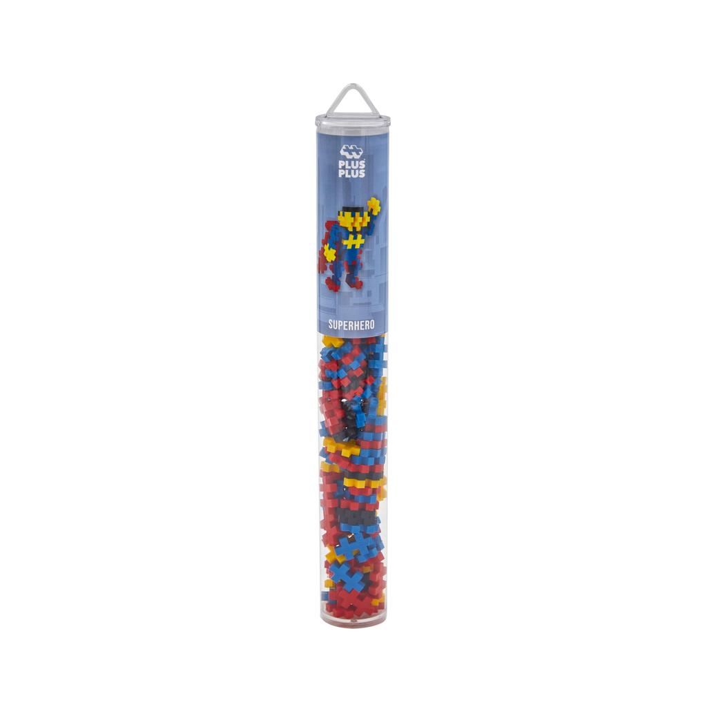 Plus-Plus Blocks Tube Pack Super Heroes 100 Pieces 4106 Authentic 300.4106