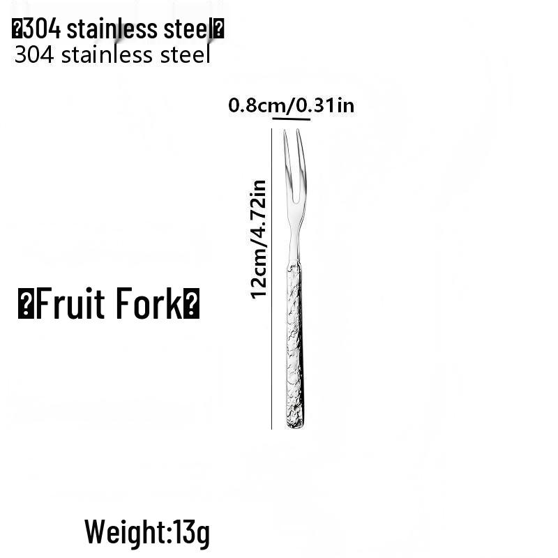 Liang Sheng Embossed Stone Pattern Stainless Steel Western Steak Knife