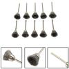 Stainless Steel Cup Wheel Brushes 10pcs Set for Metal Fabrication/Shipyards
