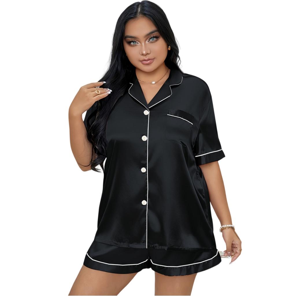 Plus Size Women's Pajama Set Loungewear Comfortable Home Sleepwear
