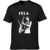 Huang Qi Fela Kuti Legende Musiker Afrika Afrobeat Shakara Wasser Kein Feind Vintage T-Shirt Kurzarm Lustiges Oberteil Schwarz