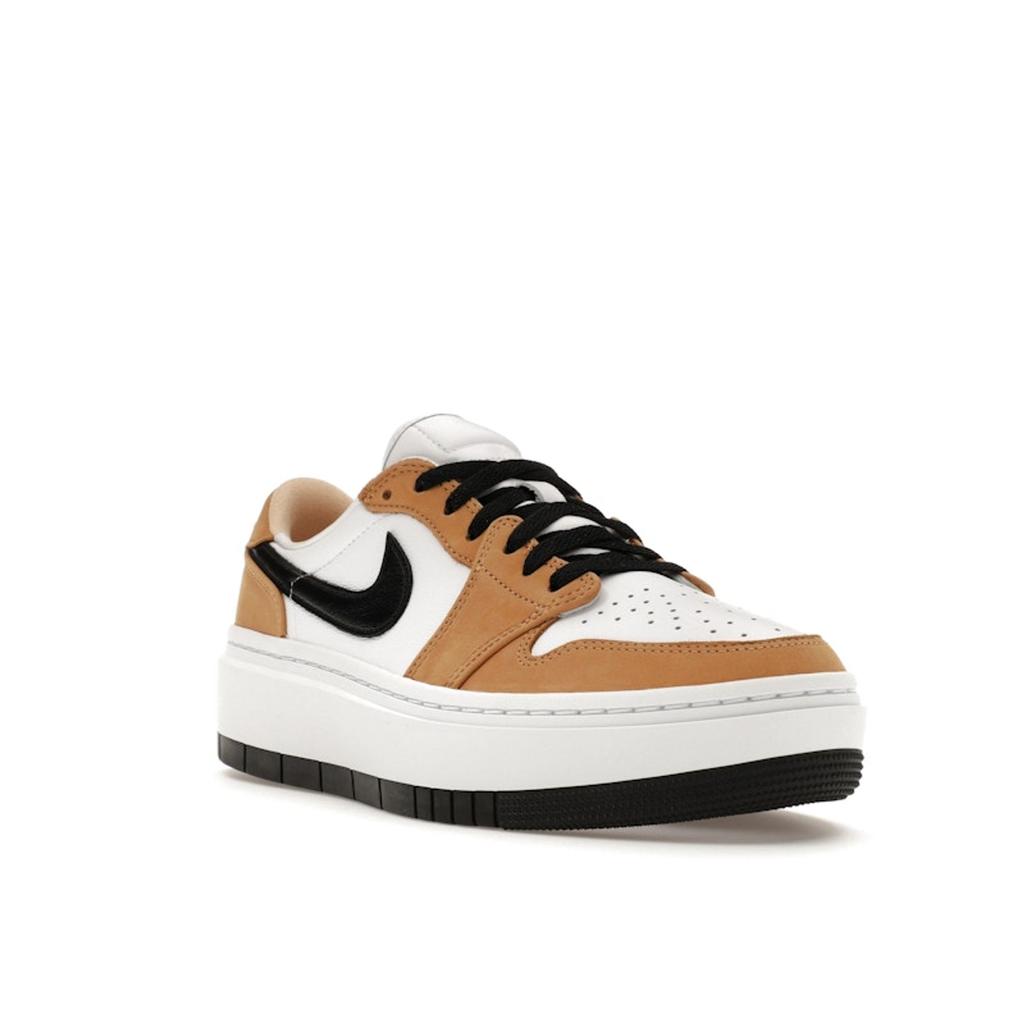 Air Jordan 1 Elevate Low Rookie of the Year Women Sneakers Brown Golden-Harvest Black DH7004-701