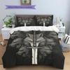 Sword Pattern Bedding Quilt Set  Home Decoration  Gift (1 * Duvet Cover + 2 * Pillowcase  Without Core)