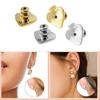 4 Pieces Safe Lock Earring Backs Locking Earring Backs Earring Plugs Heart Shaped Earring Backs Ear Jewelry Accessories