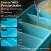 2/4/6 Grid Big Ice Tray Mold Silicone Freezer Tray with Lid Fridge Food Soup Storage Box Ice Tray Mold Ice Blocks Maker Model