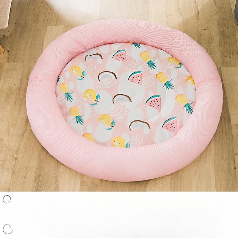 

Pet Four Seasons Cat Nest Summer Cool Nest Breathable Teddy Dog Cannel Summer Small Dog Mat Cat Bed Dog Beding S
