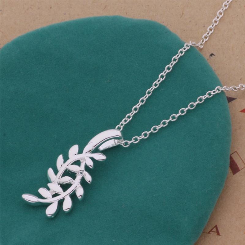 High Quality 925 Sterling Silver Necklace Pendan Chain Tree For Women Exquisite Student Girlfriend Jewelry AccessoriesGood Product