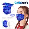 Children's Disposable Tie-dye Starry-sky Printed Mask Disposable Face Mask Ear Loop Mask 10PCS