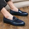 Large Size Men's Shoes Spring New Leather Shoes Fashion British Style Casual Leather Shoes Trend Foot Cover Business Small Leather Shoes