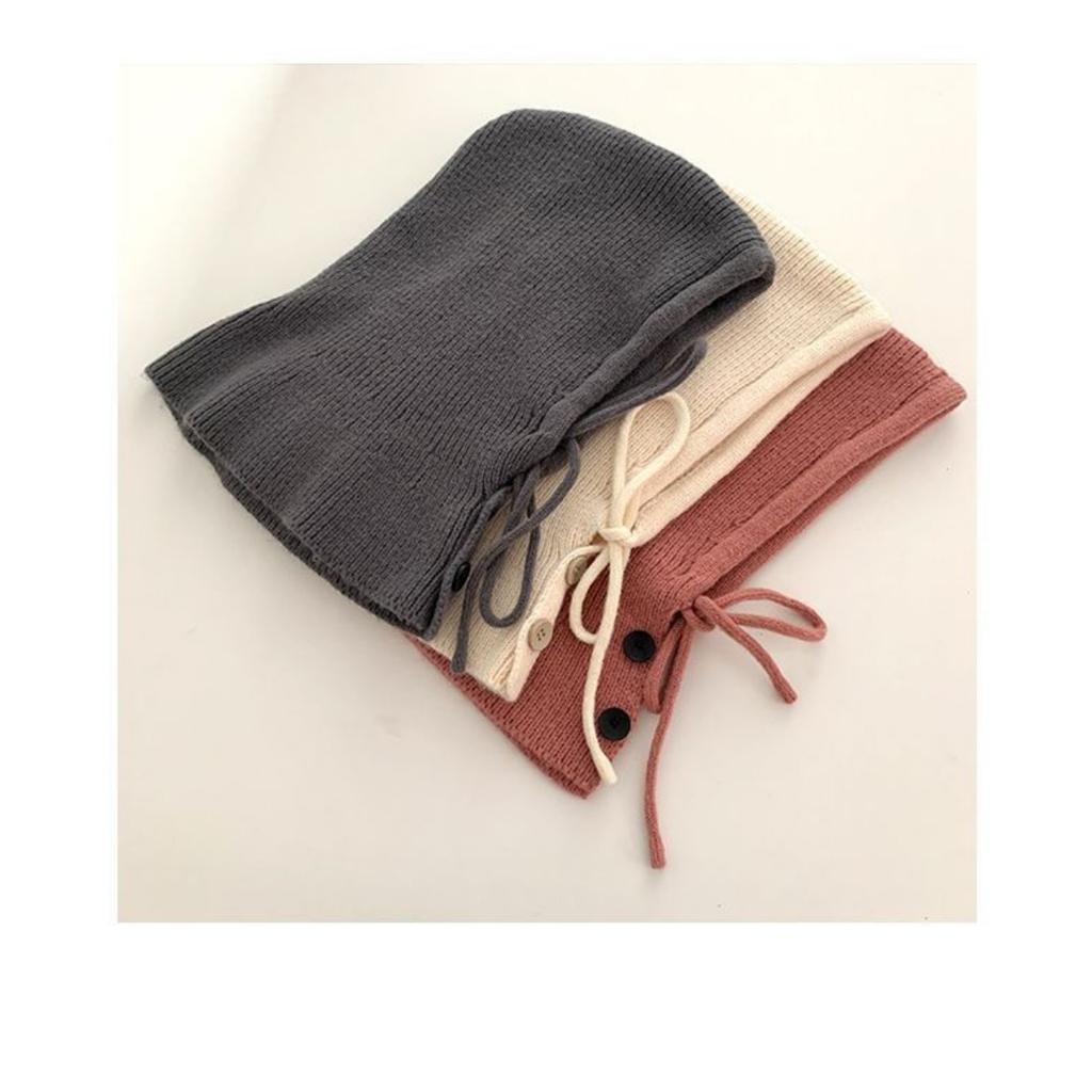 Autumn and Winter, Hat, Women's Hat, Winter Hat, Integrated Scarf, Ear Protection, Woolen Hat, Knitted Hat, Warm Hat