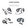 Outdoor Cooking BBQ Fan Charcoal Blower Portable Barbeque Air Blower for Barbecue Picnic Camping Hiking