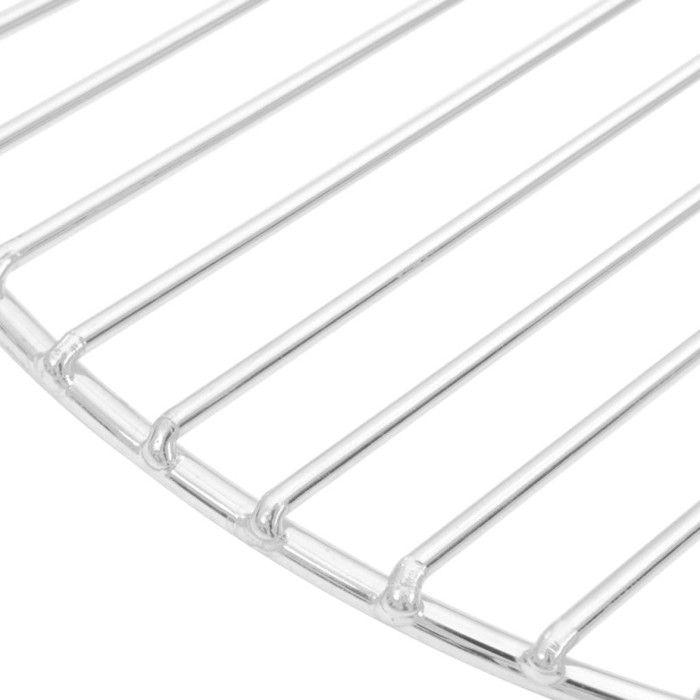 Grille de barbecue ronde Ø37 cm Acier inoxydable 304