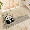 Imitation cashmere bathroom floor mat toilet toilet toilet door  absorbent foot mat household  carpet