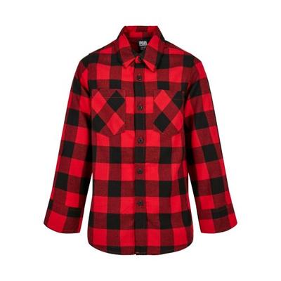 Urban Classics Boys Checked Flannel Shirt