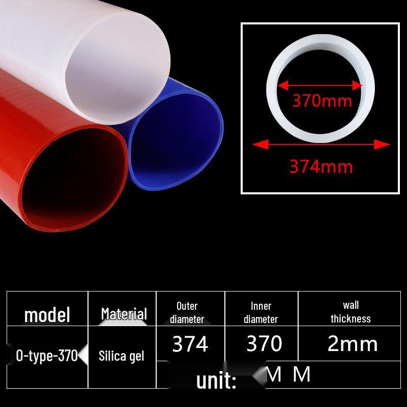 Jun Dingying Large Diameter Semi-Transparent Silicone Tube
