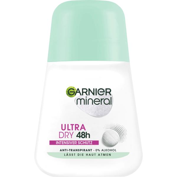 Garnier 48h Ultra Dry Deo Roll On 50ml