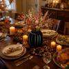 Vaso Fioriera a Zucca per Decorazione di Halloween e Ringraziamento, Fioriera a Zucca per Uso Interno ed Esterno