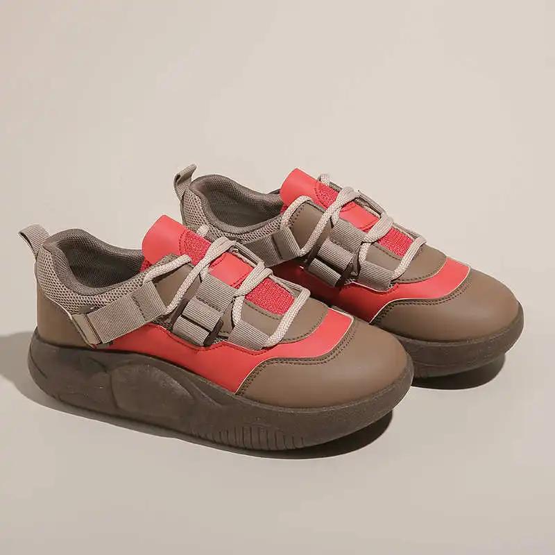 Mode Hip Hop Naturleder Damen-Sneakers Luxusmarke Walking Drop Shipping Laufschuhe Joggingschuhe Sport