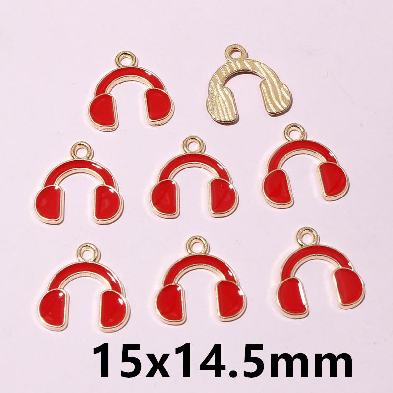 20pcs Enamel Charms Pendants Butterfly Flower Bow Mushroom Shape DIY Jewelry Making Accessories for Earrings Necklace Bracelets