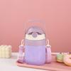 Water Bottle Children's Thermos Cup Stainless Steel Kettle Big Belly Cup with Strap Sports Fitness Cup Large Capacity Large Size