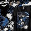 Manga T-shirt Blue Lock #Bachira (negra) Anime Tee