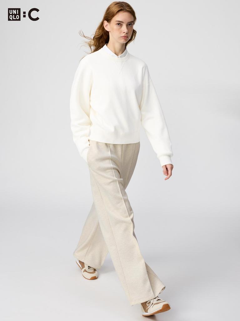 Uniqlo Japan Sweat Straight Pants Long Length