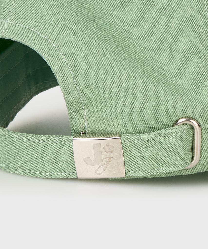 JUNEJUNE SPACE Vol12 Heart. Logo Cap_Light Green (Vol12 Heart Logo Cap_Light Green)