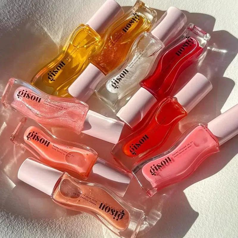 Gisou New Autumn Winter Limited Edition Long-lasting Moisturizing Lip Oil Gloss Care Lips Plumping Exfoliating Milky Mocha Gloss