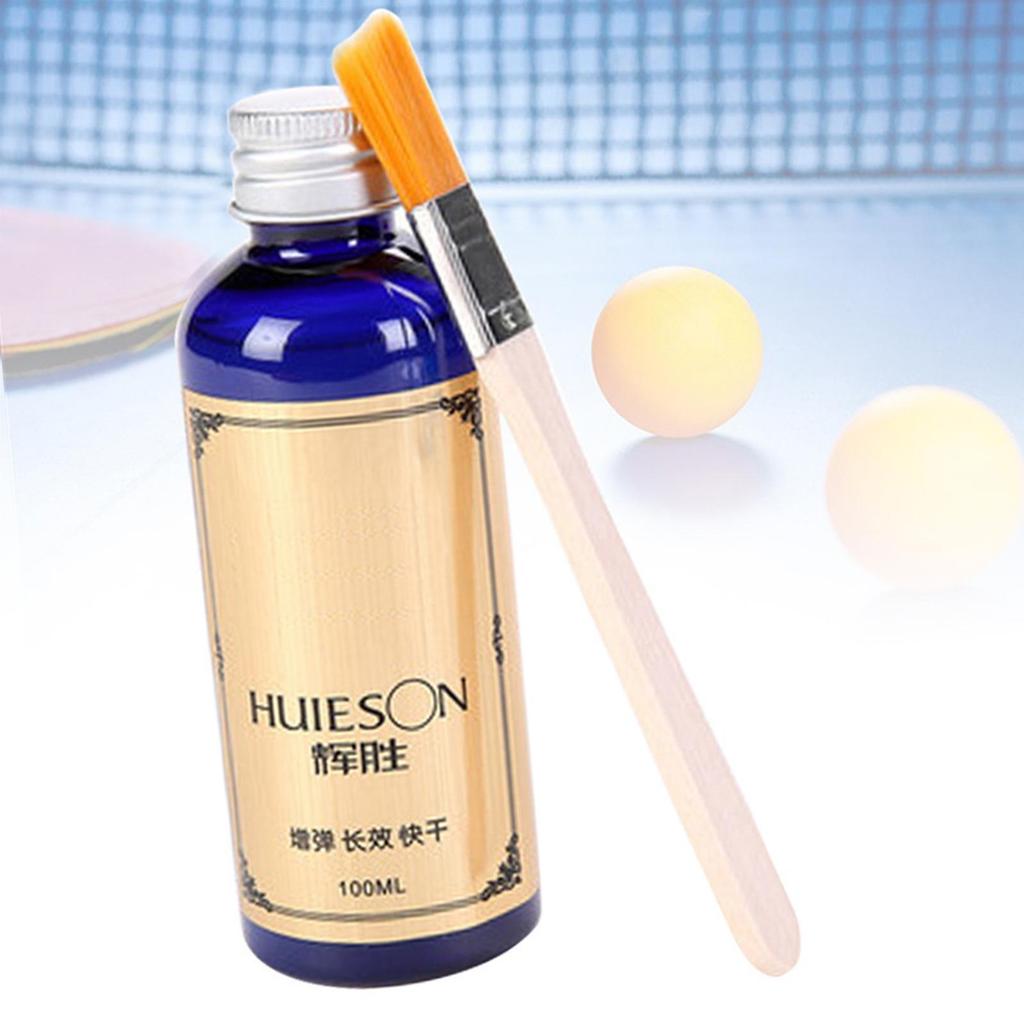 100ml Speed Liquid SuperGlue Professional Table Tennis Liquid With Brush Pingpong Racket Rubbers Table Tennis Glue Adhesive