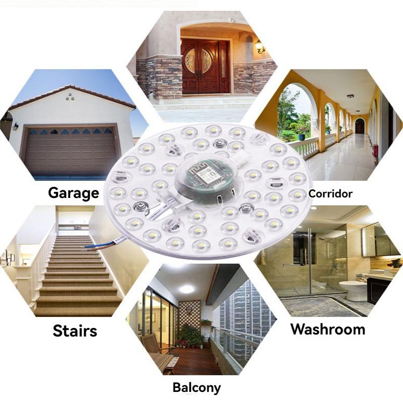 Lichtmodul LED Rundes Design, Wohnzimmer, Küche, Schlafzimmer, Empfangshalle Beleuchtungskörper, LED Flächenleuchten