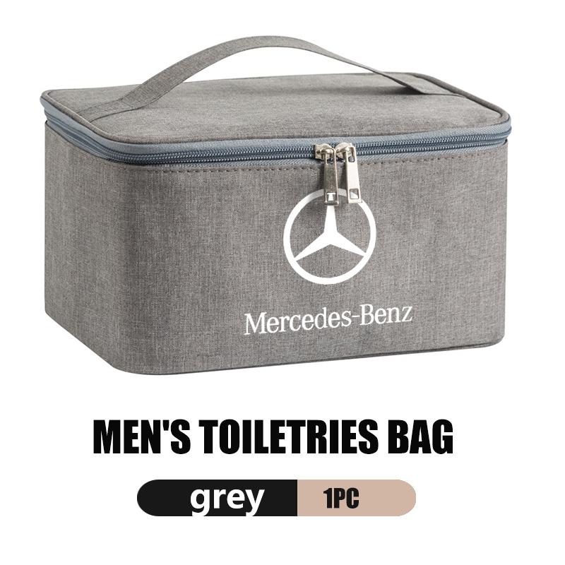 YHJ4  For Benz Travel Cosmetic Organizer Toiletry Case Wash Pouch Zipper Storage Bag AMG Exclusive A C E R V Class CLA CLS C180 C200