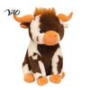 Plush Highland Cow Doll Stuffed Animal Toy, Soft Scottish Cattle Doll, Comfort Companion Cute Farm Present for Adults Kids Boys Girls Decorative