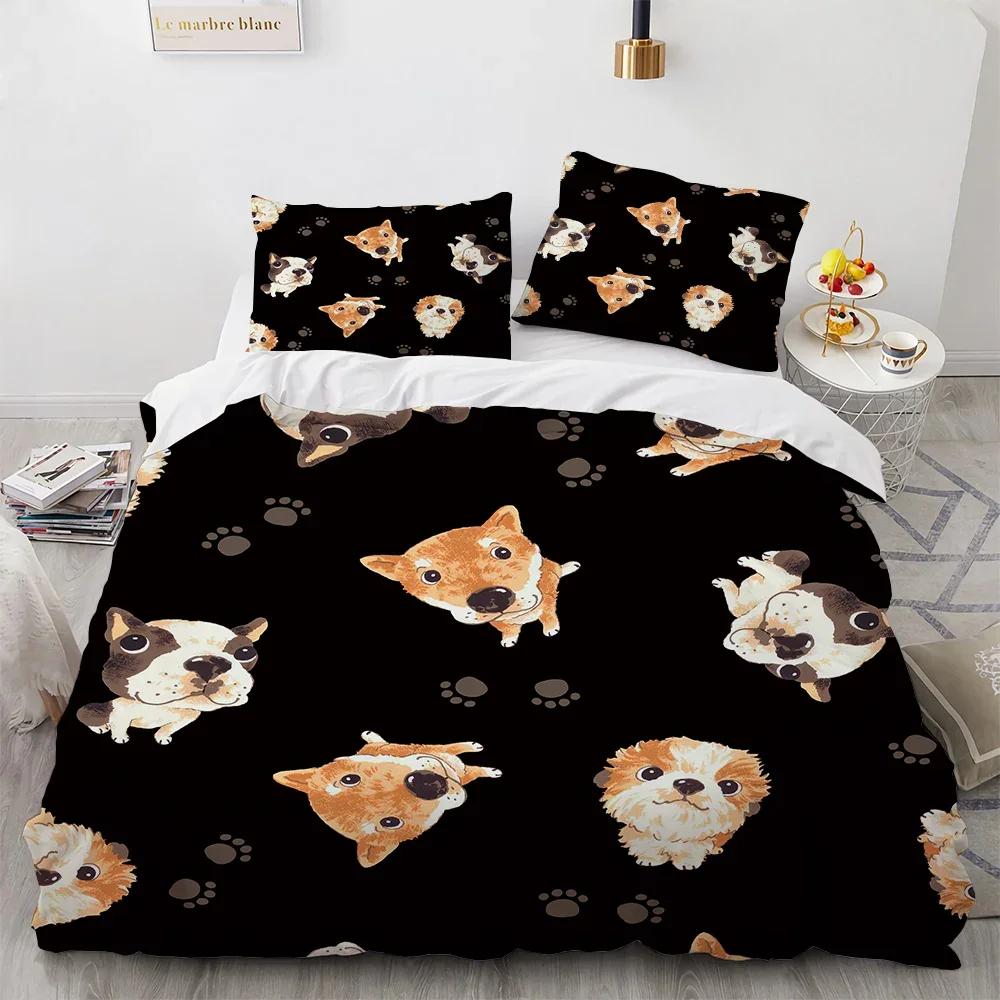 Set Letto Grizzy e i Lemming Ragazzi Ragazze Misura Singola Queen Copripiumino Federa Letto Bambini Adulti Moda Tessile per la Casa