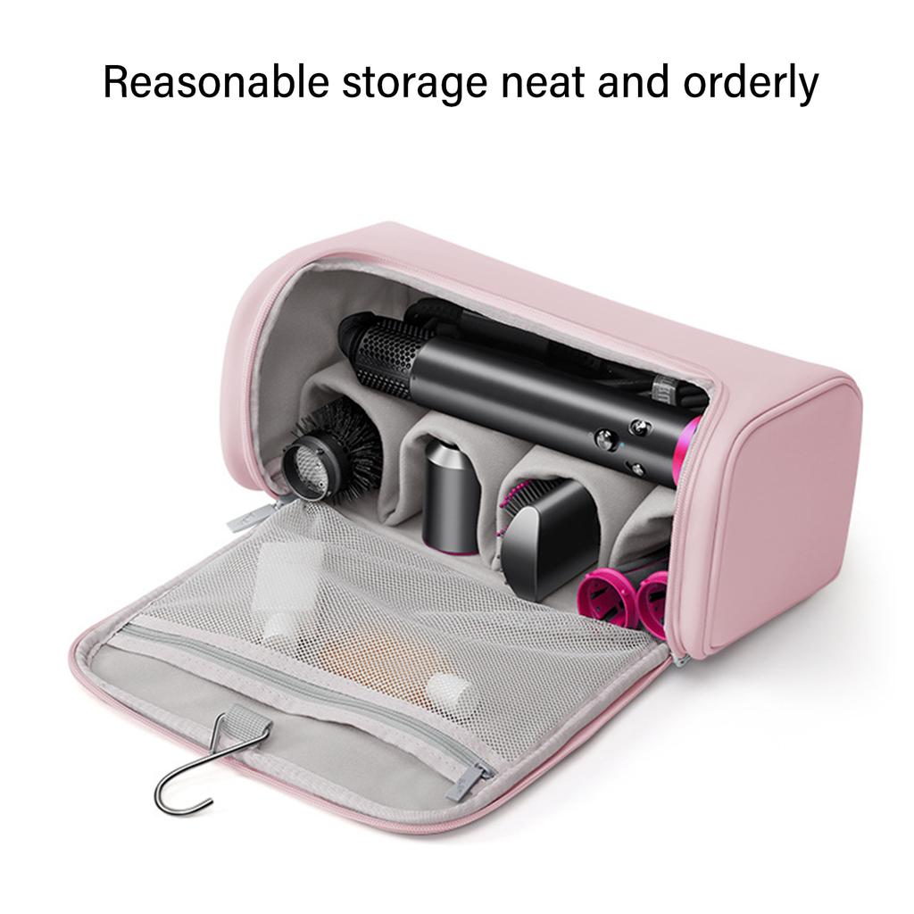 Practical Hair Dryer Management Box for Tidying Home and Office Large Capacity Cords Organizers Sturdy PU Materials