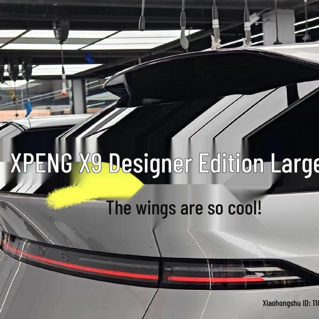 XPeng X9 Rear Wing Kit: No-Drill Top Wing & Sports Spoiler Installation