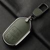 Custodia Cover Guscio Portachiavi Auto in Metallo e Pelle Fob Per Maserati Ghibli Levante Grancabrio Quattroporte Gt Granturism