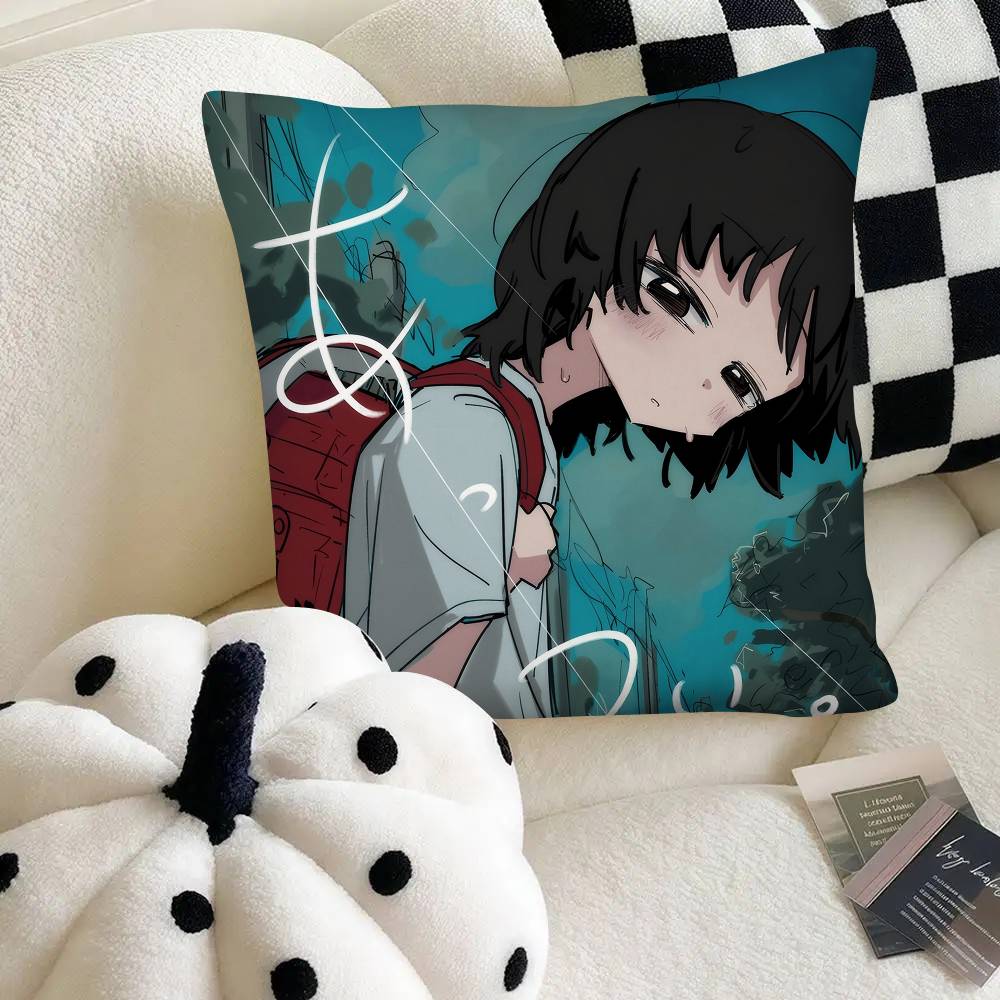 Shizuka Classic Anime Takopis Original Sin CUTE Pillow Case Square Pillow Bedroom Sofa Leisure Comfort Cushion Home Decoration