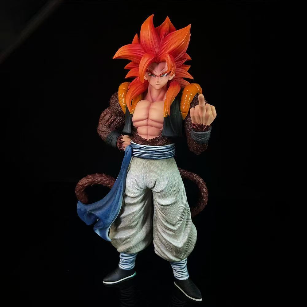 

VF studio Gogeta Red Hair Fourth Form dragon ballz figures anime Expert Can be Resonance Mocking Gesture PVC hot Model Playthings