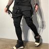 Męskie bawełniane spodnie dresowe Joggery hiphopowe Streetwear Casual Slim spodnie sportowe trening treningowy Fitness duże kieszenie Cargo spodnie