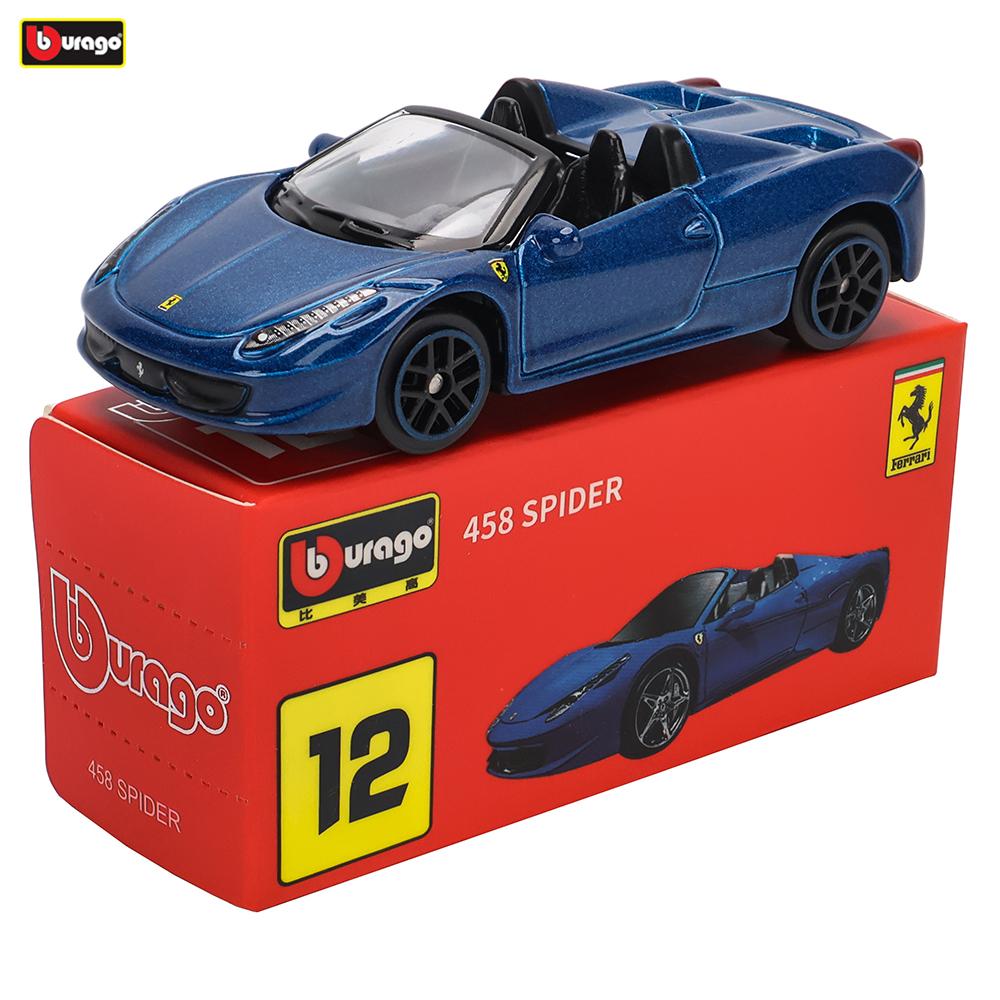 Bburago1:64 Ferrari ENZO SF90 SP3Model Small Collection Car Alloy Model Toy Gift Scene Decoration Classic and Exquisite
