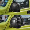 For Suzuki Jimny JB64 JB74 2018 2019 2020 2021 2022 2023 2024 2025 Matte black Car Rearview Mirror Trim Cover LHD RHD ABS 1Pair