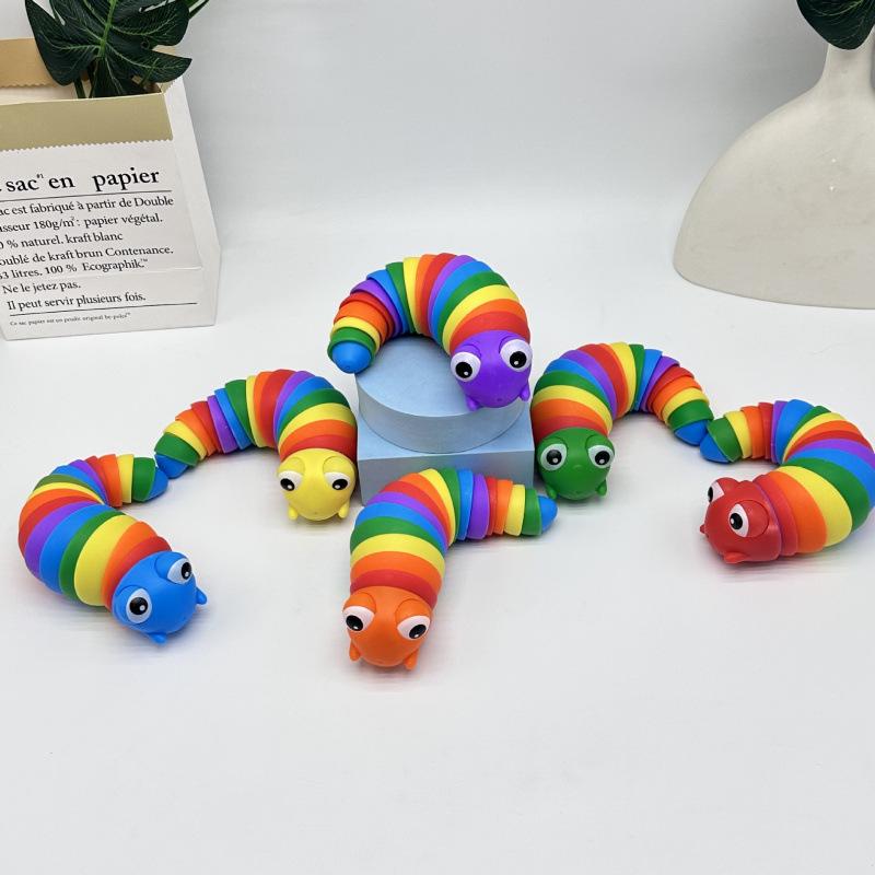 Cross-Border Rainbow Smile Face Stress Ball Toy for Kids