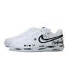 Nike Court Vision 1 Pixel Meow Coverage Abrasion Resistant Low Top Skateboard Shoes Men's Black DH2987-101(team1037-)