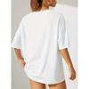 European Size Women's Inspirational T-Shirt Positive Affirmations Slogan Soft Breathable Round Neck Casual Tee