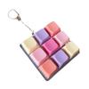 Tastatur Fidget Schlüsselanhänger 9 Tasten Tragbar Clicker Sensorisches Spielzeug für Teenager Erwachsene Büro Zuhause